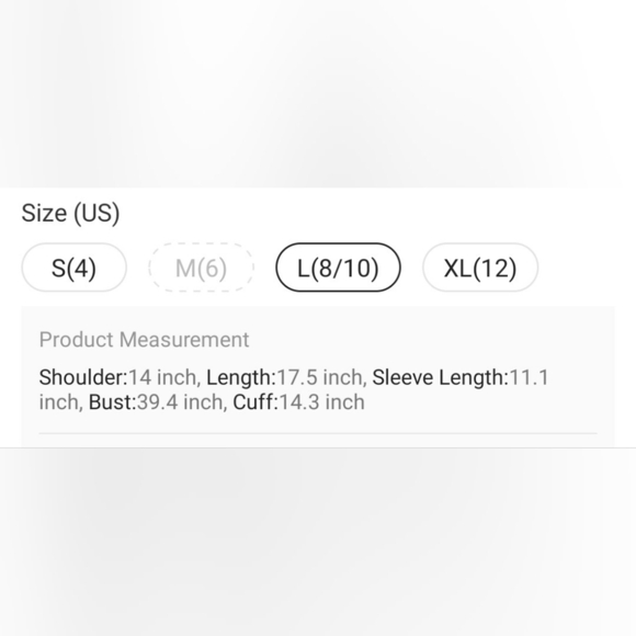 Puff Sleeve Tie Back Crop Blouse - Picture 4 of 4